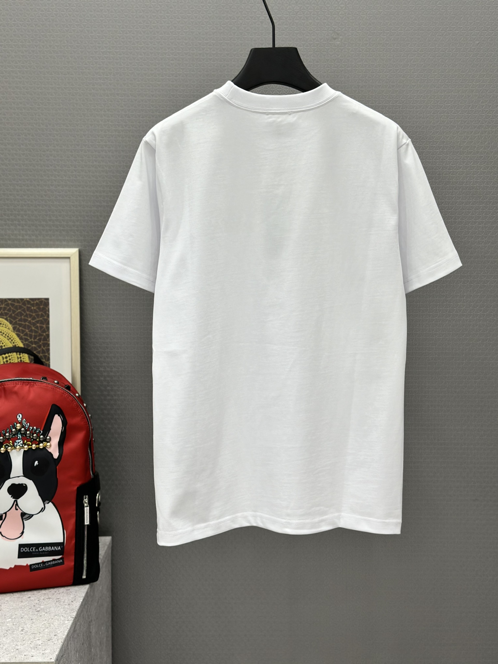 Áo phông T-shirt Dior CD logo chữ Rắn lồng thêu ngực Like Auth on web VTN